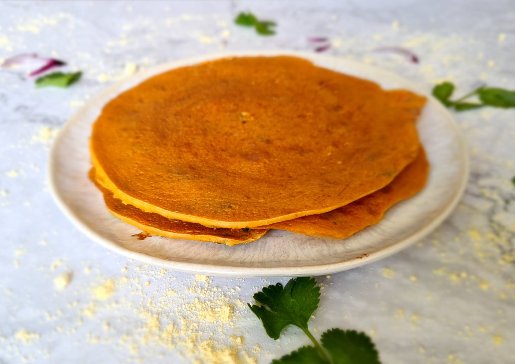 Kichererbsen Pfannkuchen